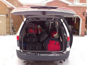 loaded hockey van